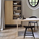 Osso Dining Stool | Black Oak