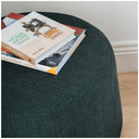 Pippa Upholstered Ottoman | Forest Green