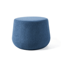 Pippa Upholstered Ottoman SM | Denim Blue