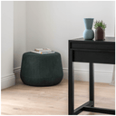 Pippa Upholstered Ottoman | Forest Green