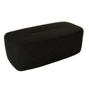 Quill Ottoman | Charcoal Boucle