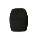 Quill Ottoman | Charcoal Boucle