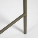 Risa Bench Height Patio Barstool | Dark Green