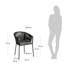 Risa Patio Chair | Black