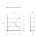 Rise Bookshelf