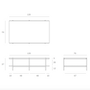 Rise Rectangular Coffee Table