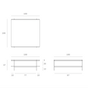 Rise Square Coffee Table