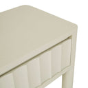 Oliver Fluted Bedside Table | Putty