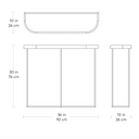 Porter Slim Console Table