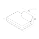 Podium Modular Sofa | Bayview Silver