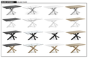 Vega 2000x1000 Rectangular Dining Table