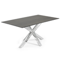 Iron Moss top/Brushed steel legs