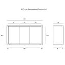 Shadow Buffet Cabinet | 3 Door