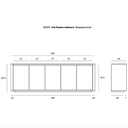 Shadow Buffet Cabinet | 5 Door