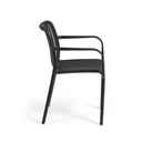Shio Stackable Patio Chair | Black