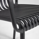 Shio Stackable Patio Chair | Black