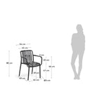 Shio Stackable Patio Chair | Black