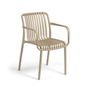 Shio Stackable Patio Chair | Mocha