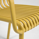 Shio Stackable Patio Chair | Mustard