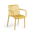 Shio Stackable Patio Chair | Mustard
