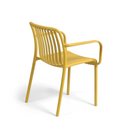 Shio Stackable Patio Chair | Mustard