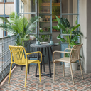 Shio Stackable Patio Chair | Black