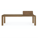 Slice Extension Dining Table | Natural Teak