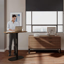 Soma 6331 Lift Desk | Natural Walnut