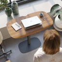Soma 6331 Lift Desk | Natural Walnut