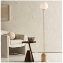 Soren Travertine Floor Lamp