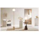 Soren Travertine Floor Lamp