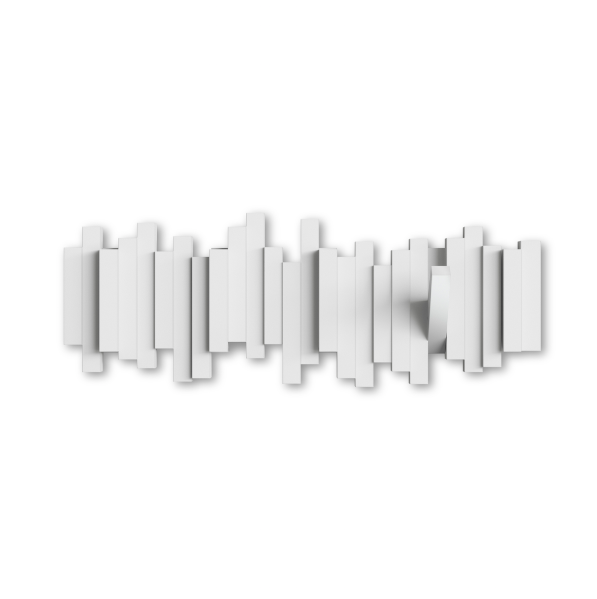 Sticks Wall Coat Hooks  White - CLU Living Pty Ltd