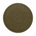 Tairua Round Rug | Moss Green