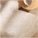 Tairua Round Rug | Natural Straw