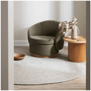 Tairua Round Rug | Silver Birch