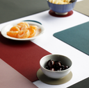 Togo Faux Leather Placemat | Brown