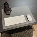 Togo Faux Leather Placemat | Grey
