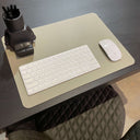 Togo Faux Leather Placemat | Taupe