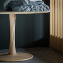 Torsion Round Dining Table | Oak