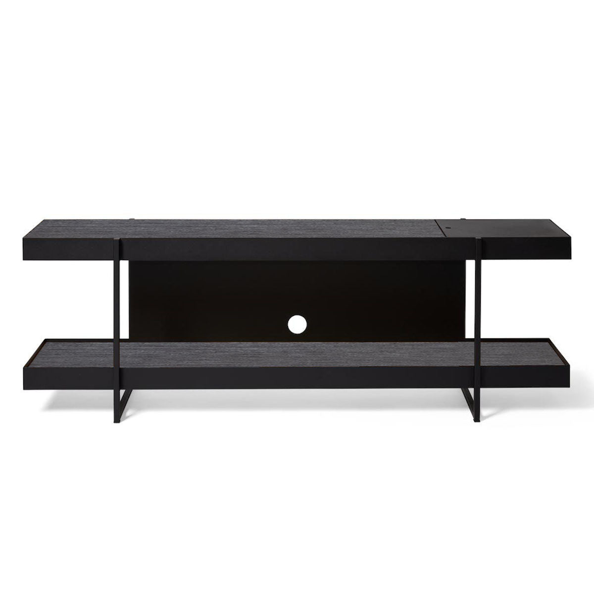 Slim white tv cabinet discount