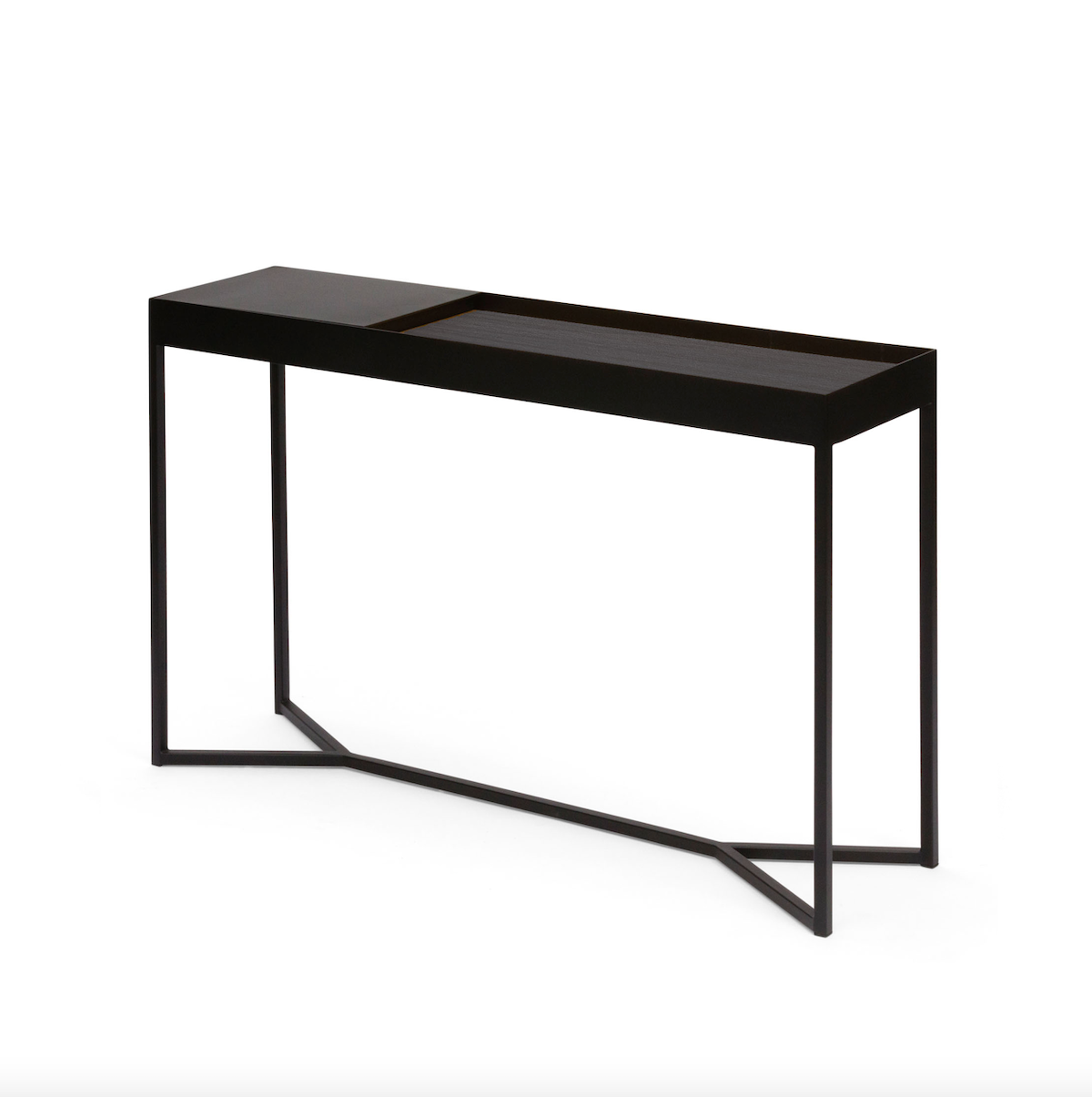 Tray Storage Console Table Charcoal Ash CLU Living Pty Ltd