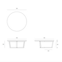 Tripod Coffee Table | Oak