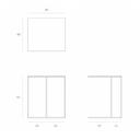 Triptic Side Table
