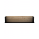 U Floating Bookshelf LRG | Oak
