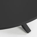 Vega Round Dining Table | Black Top / Black Legs