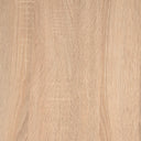 Vega Round Dining Table | Natural Top / Black Legs