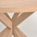 Vega Round Dining Table | Natural Top / Natural Legs