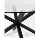 Vega Round Glass Dining Table
