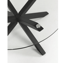 Vega Round Glass Dining Table