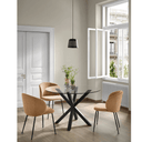 Vega Round Glass Dining Table